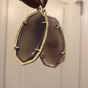 Kendra Scott purple earrings